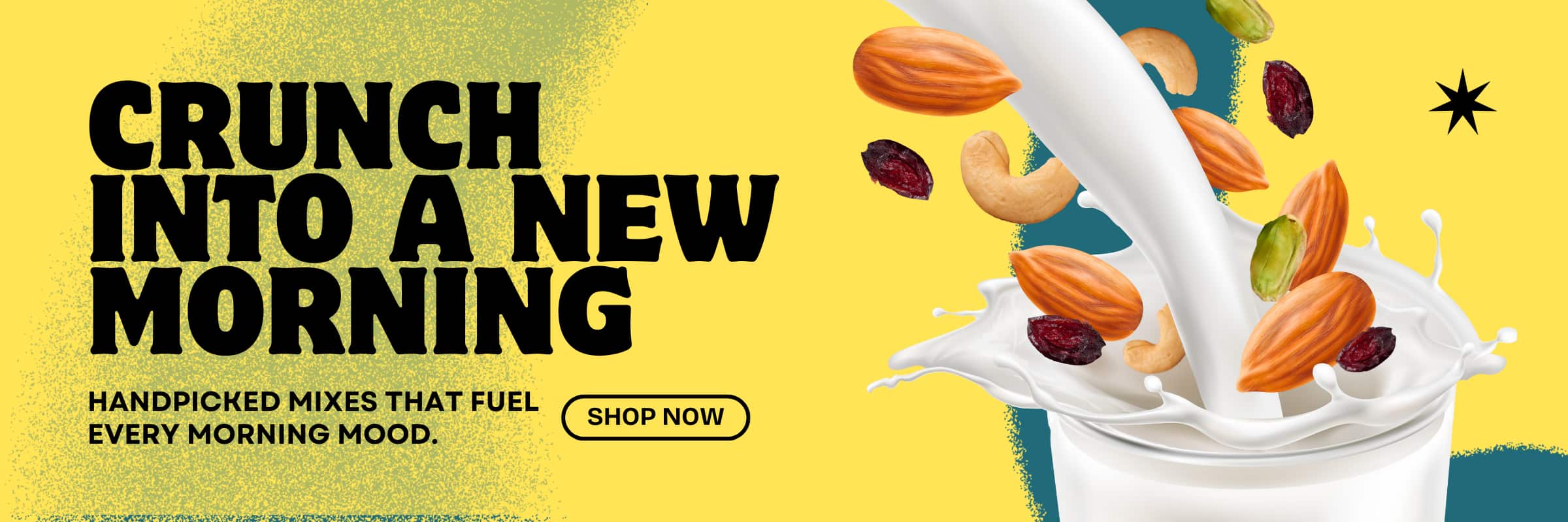 Fuel your mornings with nut and fruit mixes.